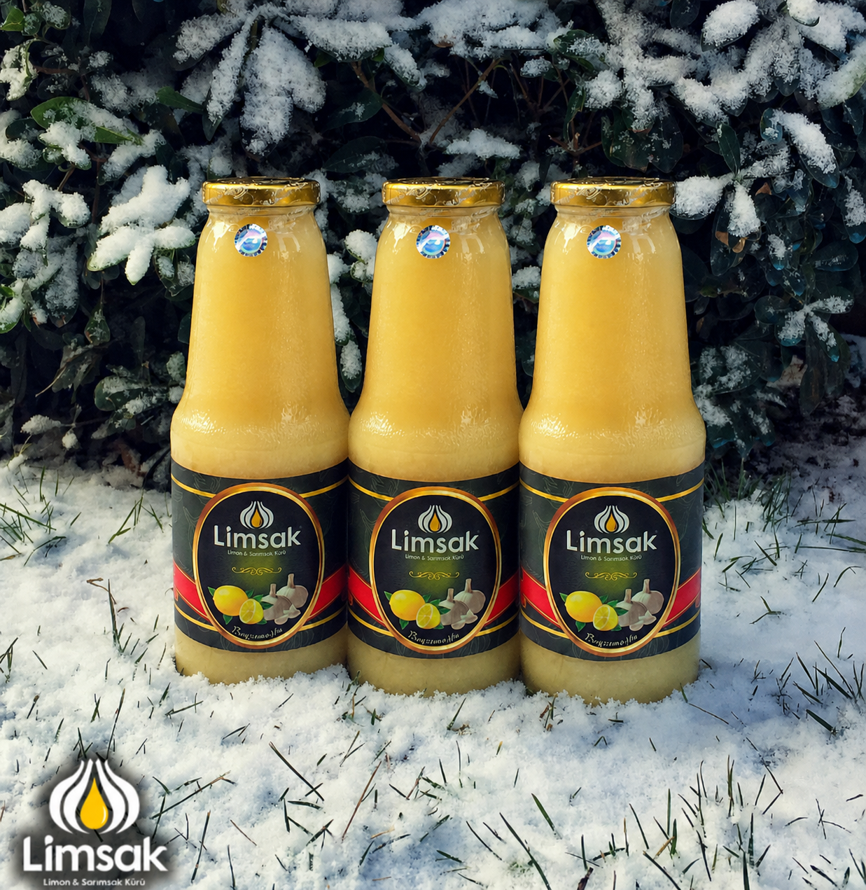 LİMSAK® Sade Limon Sarımsak Kürü 3 x 1 LT